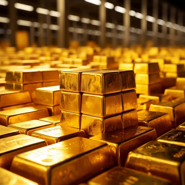 Золото в слитках